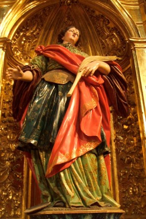 사라고사의 성녀 엔크라티스_photo by Zarateman_in the Church of Santa Maria del Palacio in Logrono_Spain.jpg